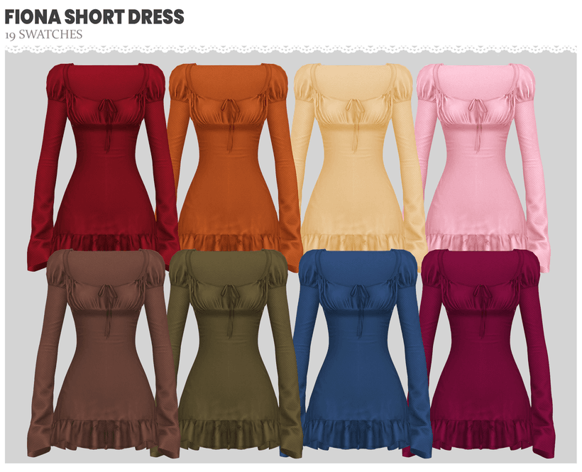 Галерея мода Сет платьев Lunea collection #1